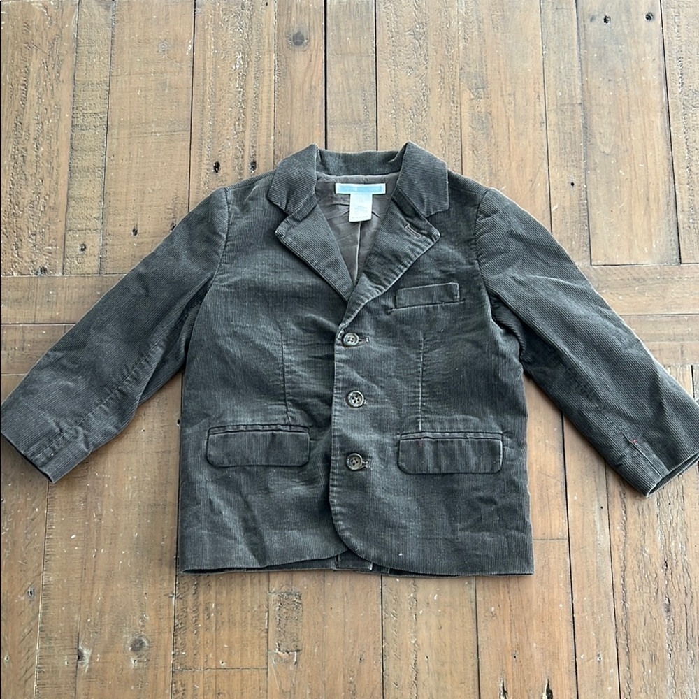 Janie and jack brown corduroy suit jacket blazer